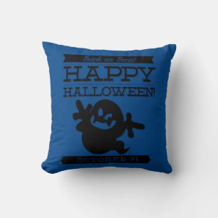 Typographic retro Halloween Cushion