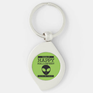 Typographic retro Halloween Key Ring