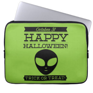 Typographic retro Halloween Laptop Sleeve