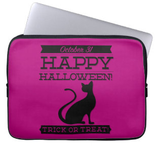 Typographic retro Halloween Laptop Sleeve