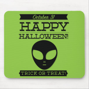 Typographic retro Halloween Mouse Pad