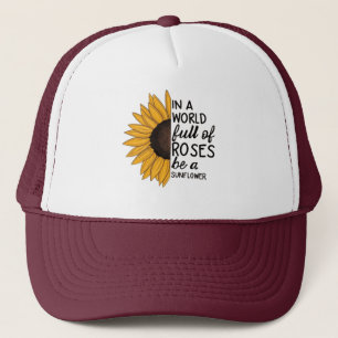 Typographie trucker hat
