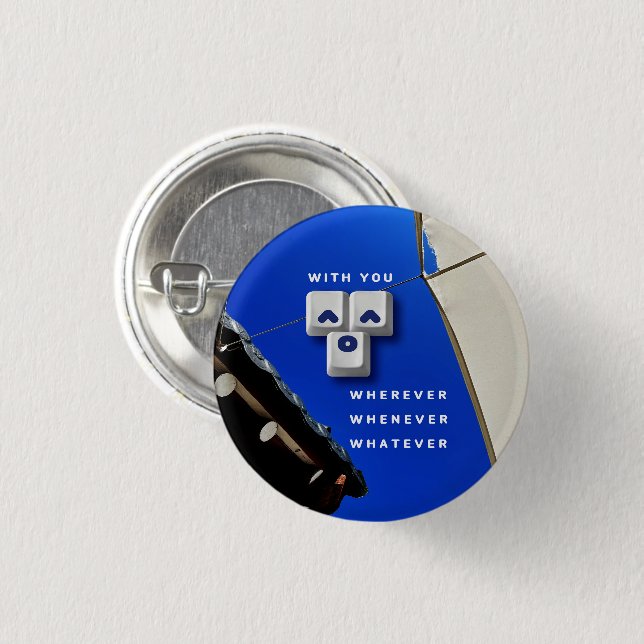 typography_1_with you_1 3 cm round badge (Front & Back)
