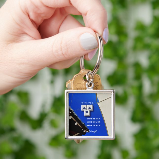 typography_1_with you_1 key ring (Hand)