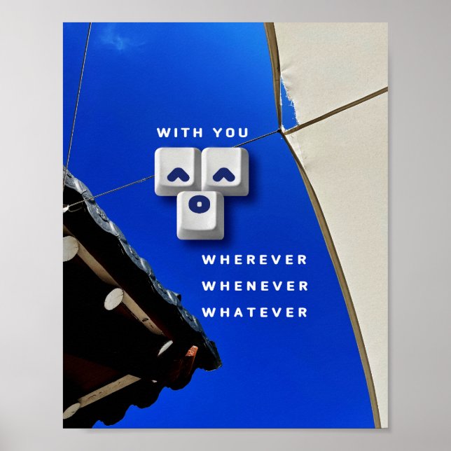 typography_1_with you_1 matte poster (Front)