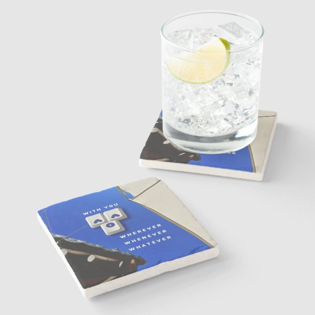 typography_1_with you_1 stone coaster (Side)
