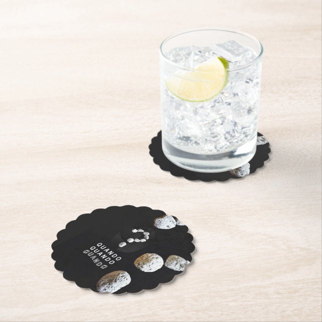 typography_3_now or never paper coaster (Insitu)