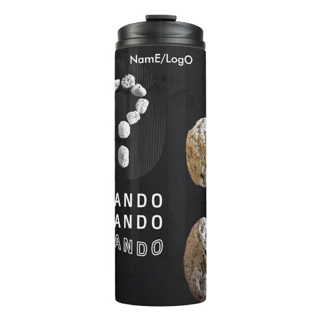 typography_3_now or never thermal tumbler (Front)