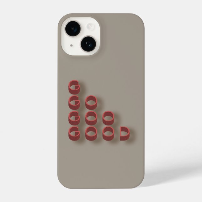 typography_4_very good iPhone case (Back)