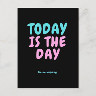 Typography Expressive Fashion Wear Postcard