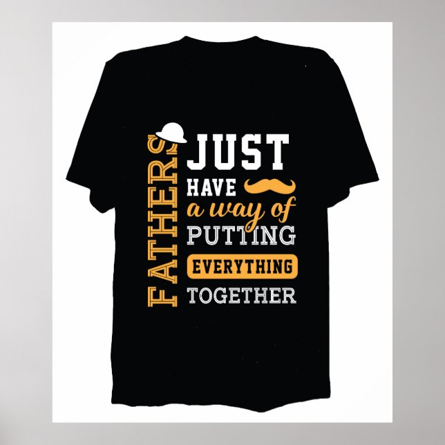 Typography Father's Day Poster (Front)