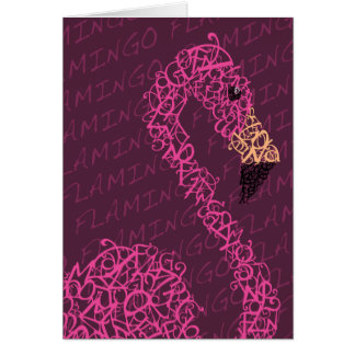 Typography Flamingo
