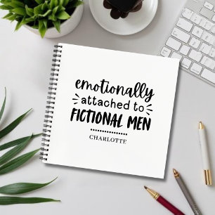 Typography Funny Book Lover Saying Notebook