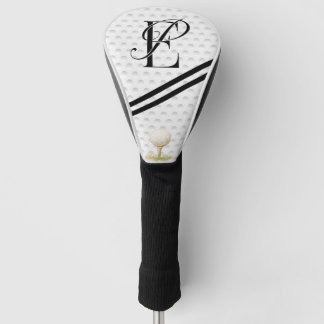 typography initials monogram E+P  Golf Head Cover