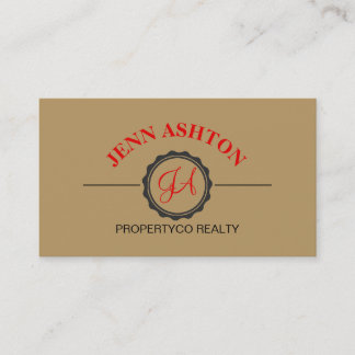 Typography Logo Minimalist Custom Template Card
