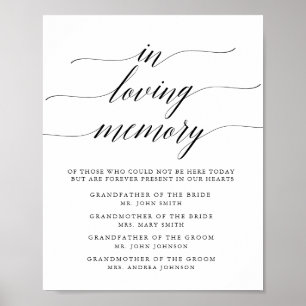 Typography memorial sign