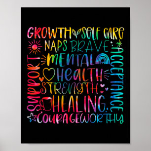 Typography Mental Health Awareness - Mental Health Poster