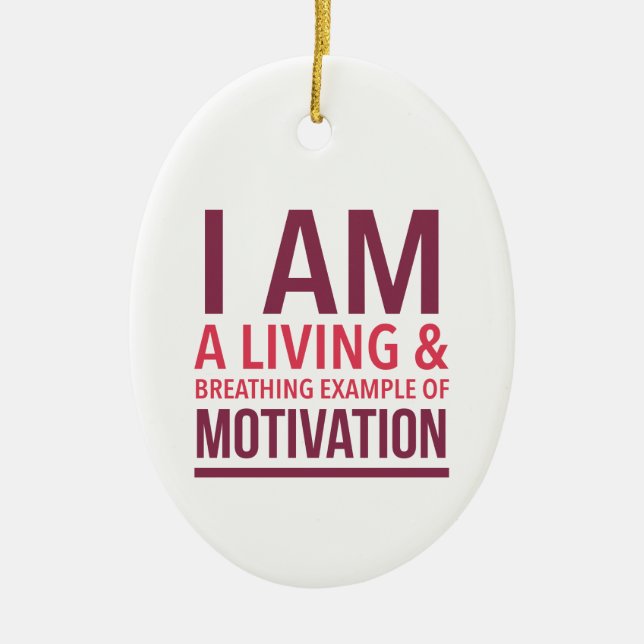 Typography Motivational Ornament (Front)