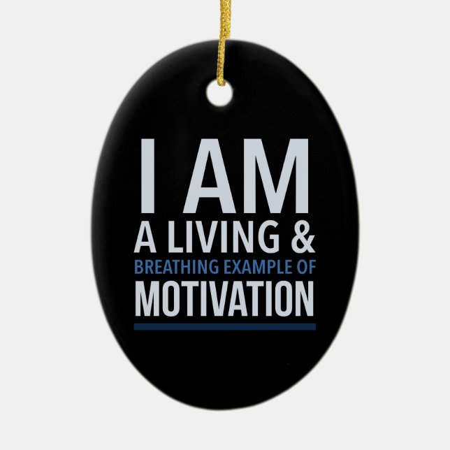 Typography Motivational Ornament (Front)