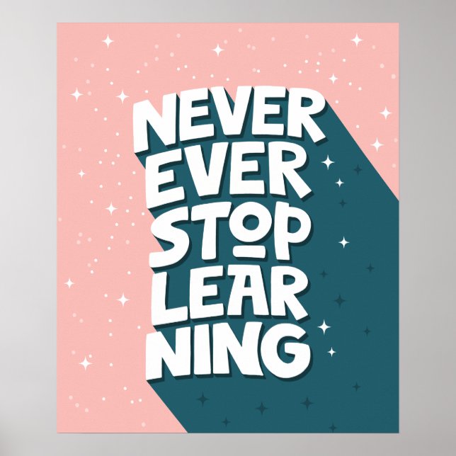 Typography Motivational Quote Poster (Front)