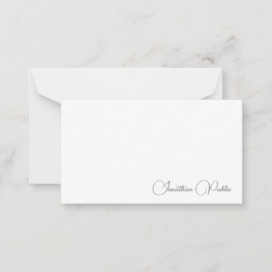 Typography Name Elegant Minimalist Template