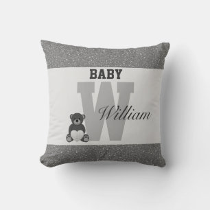 Typography personalised pillows