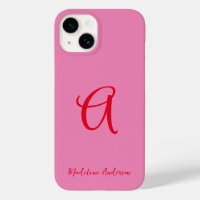 Typography PInk Red Modern Feminine