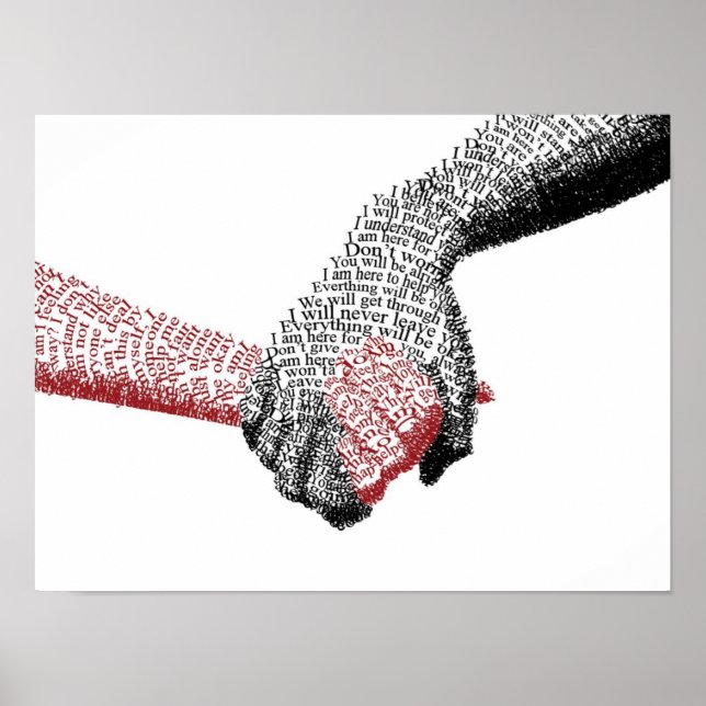 typography quote poster (Front)