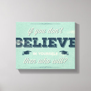 Typography quote Poster    Canvas Print