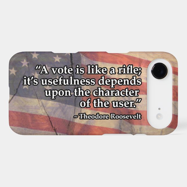 Typography Quote ~ Theodore Roosevelt (Back (Horizontal))