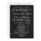 Typography Wedding Couple Black & White Invitation