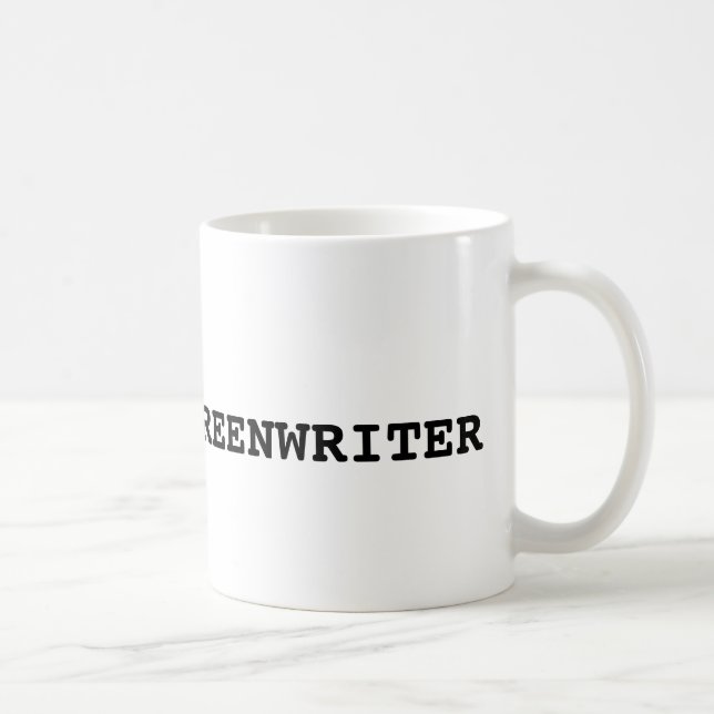 TYPWRITER screenwriter FADE IN - Customised - Coffee Mug (Right)