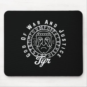 Tyr Gods Of War And Justice Viking Nordic Norse My Mouse Pad