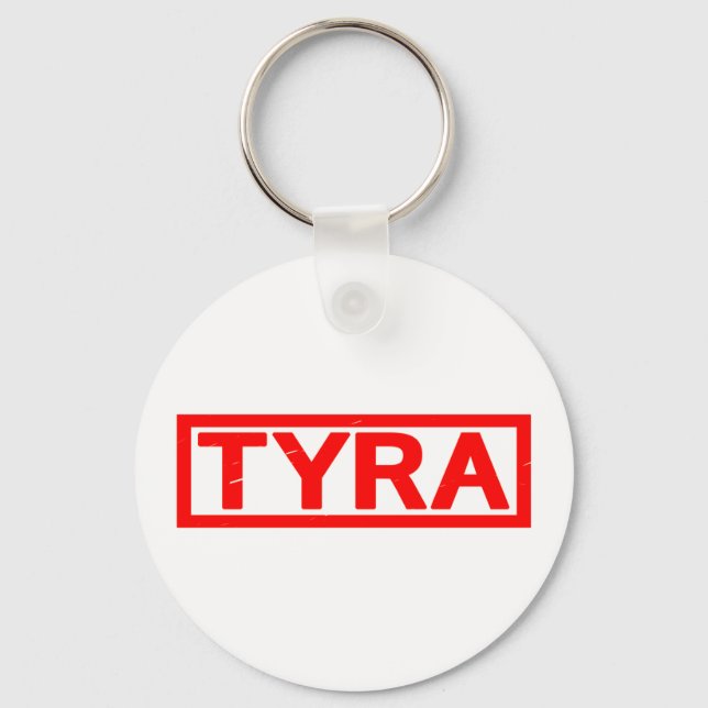 Tyra Stamp Key Ring (Front)