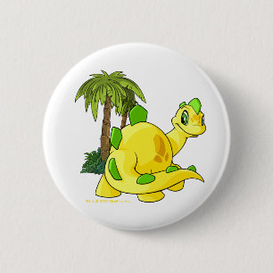 Tyrannian yellow Chomby gazing 6 Cm Round Badge