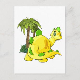 Tyrannian yellow Chomby gazing Postcard