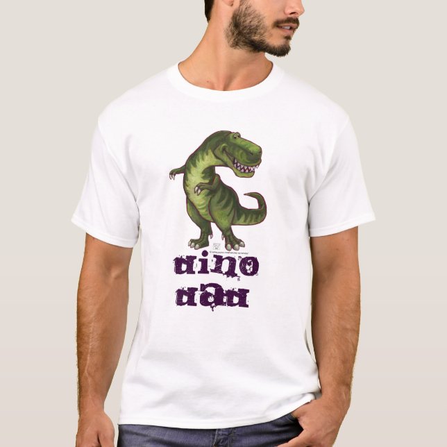 Tyrannosaurus Dino Dad T-Shirt (Front)