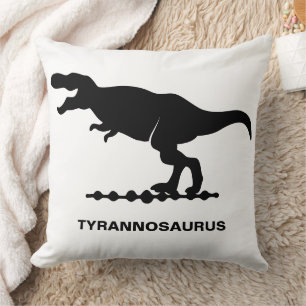 Tyrannosaurus Dinosaur Silhouette Cushion