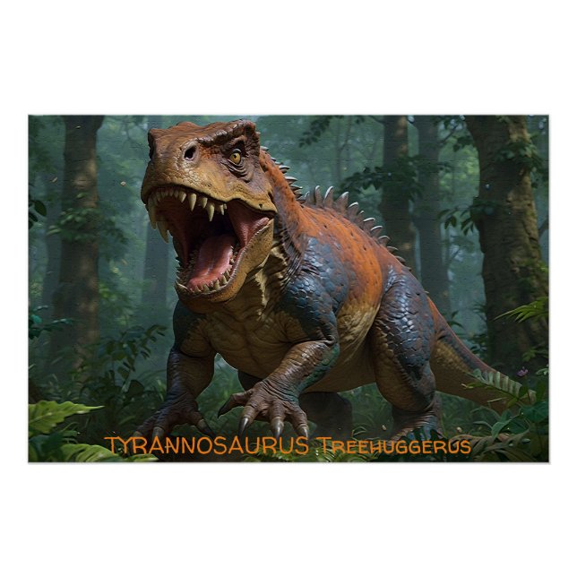 Tyrannosaurus Fun Ecology  Poster (Front)