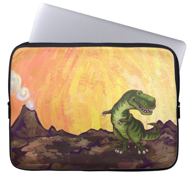 Tyrannosaurus Gadgets Laptop Sleeve (Front)