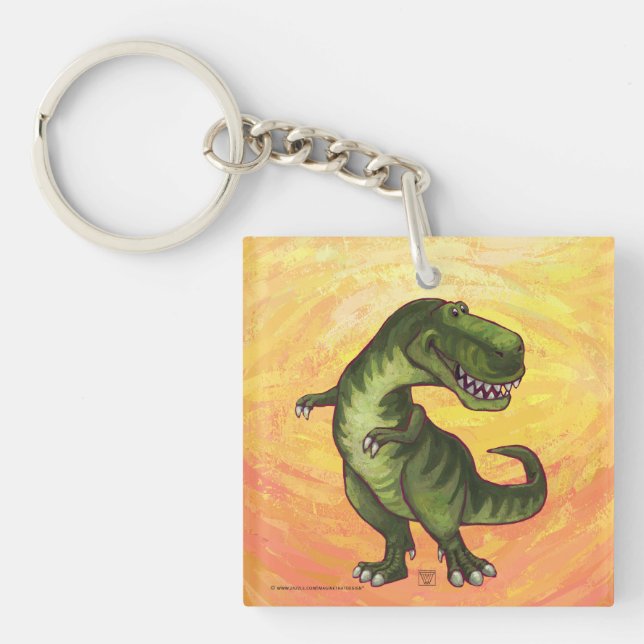 Tyrannosaurus Gifts & Accessories Key Ring (Front)