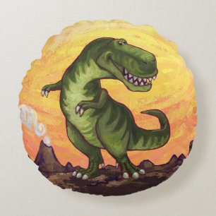Tyrannosaurus Gifts & Accessories Round Cushion