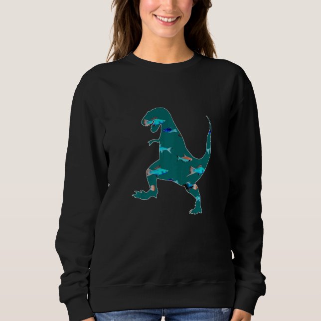 Tyrannosaurus Rex Animal Rex Creepy Dinosaur  3 Sweatshirt (Front)