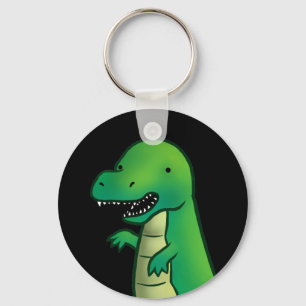 Tyrannosaurus Rex Dinosaur cartoon Key Ring