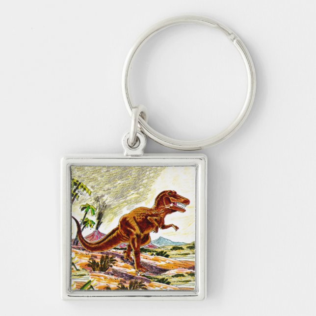 Tyrannosaurus Rex Dinosaur Key Ring (Front)