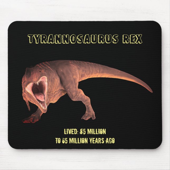 Tyrannosaurus Rex Dinosaur Mousepad (Front)