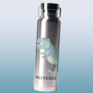 Tyrannosaurus Rex Dinosaur Personalised Water Bottle