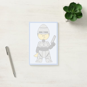 Tyrannosaurus Rex Dressed As Robocop. Post-it Notes