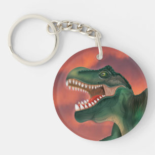 Tyrannosaurus rex key ring
