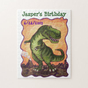 Tyrannosaurus Rex Party Centre Jigsaw Puzzle